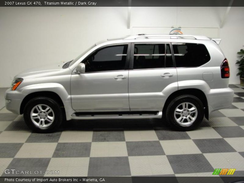 Titanium Metallic / Dark Gray 2007 Lexus GX 470