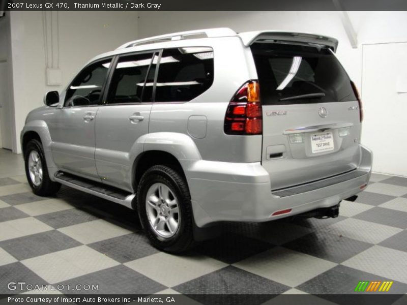 Titanium Metallic / Dark Gray 2007 Lexus GX 470