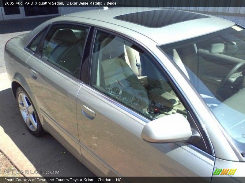 Dakar Beige Metallic / Beige 2005 Audi A4 3.0 quattro Sedan