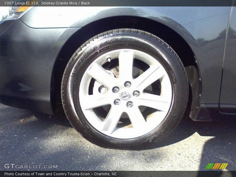Smokey Granite Mica / Black 2007 Lexus ES 350