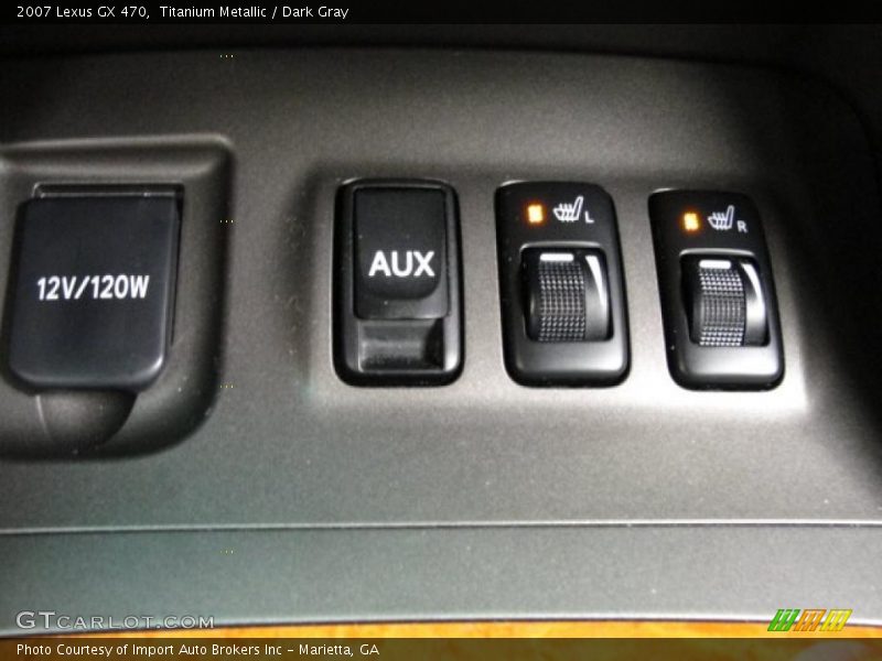 Titanium Metallic / Dark Gray 2007 Lexus GX 470