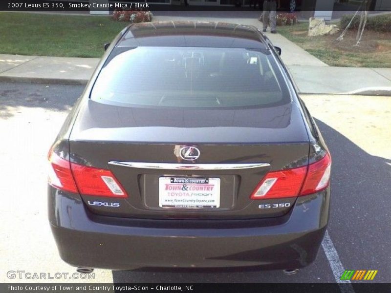 Smokey Granite Mica / Black 2007 Lexus ES 350