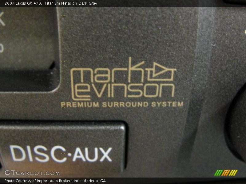 Titanium Metallic / Dark Gray 2007 Lexus GX 470