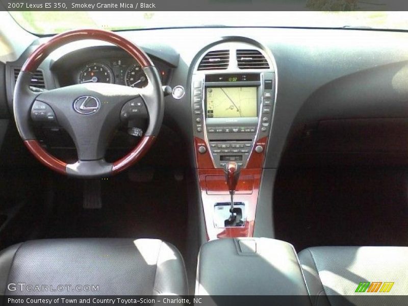 Smokey Granite Mica / Black 2007 Lexus ES 350