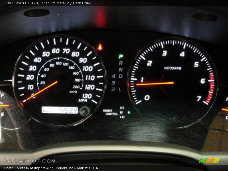 Titanium Metallic / Dark Gray 2007 Lexus GX 470