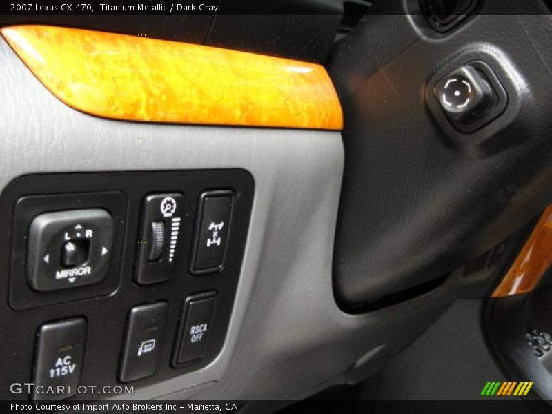 Titanium Metallic / Dark Gray 2007 Lexus GX 470