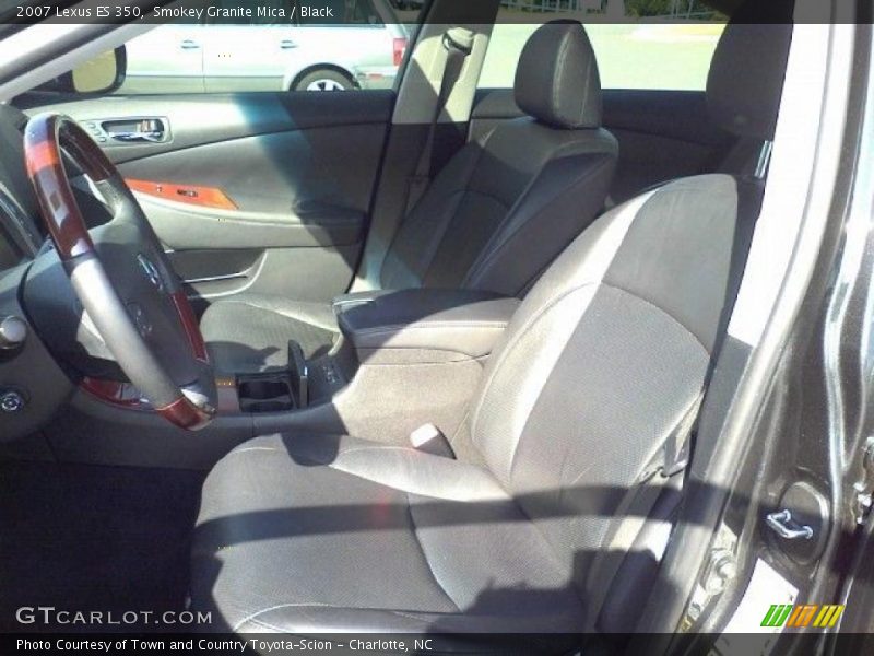 Smokey Granite Mica / Black 2007 Lexus ES 350
