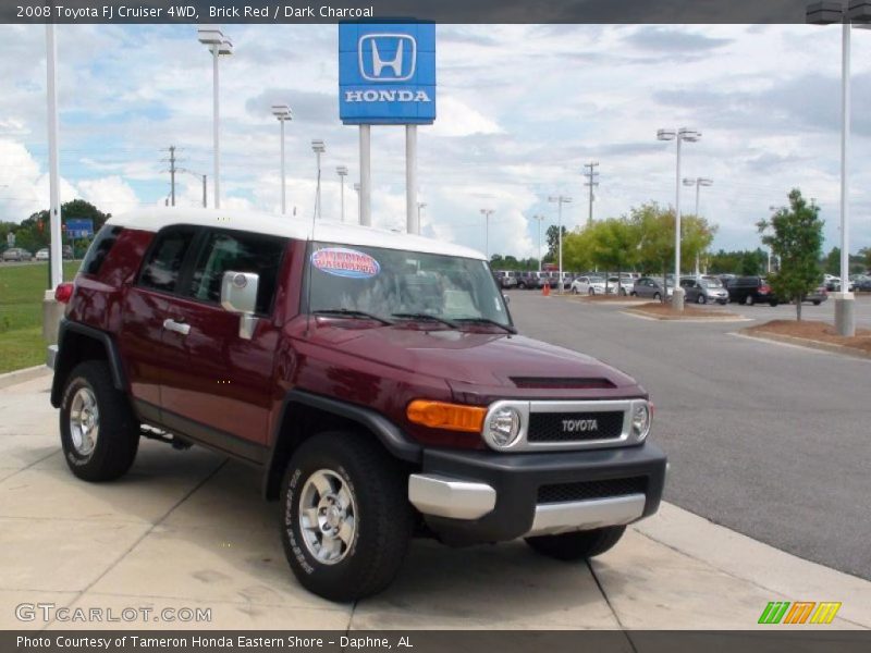Brick Red / Dark Charcoal 2008 Toyota FJ Cruiser 4WD