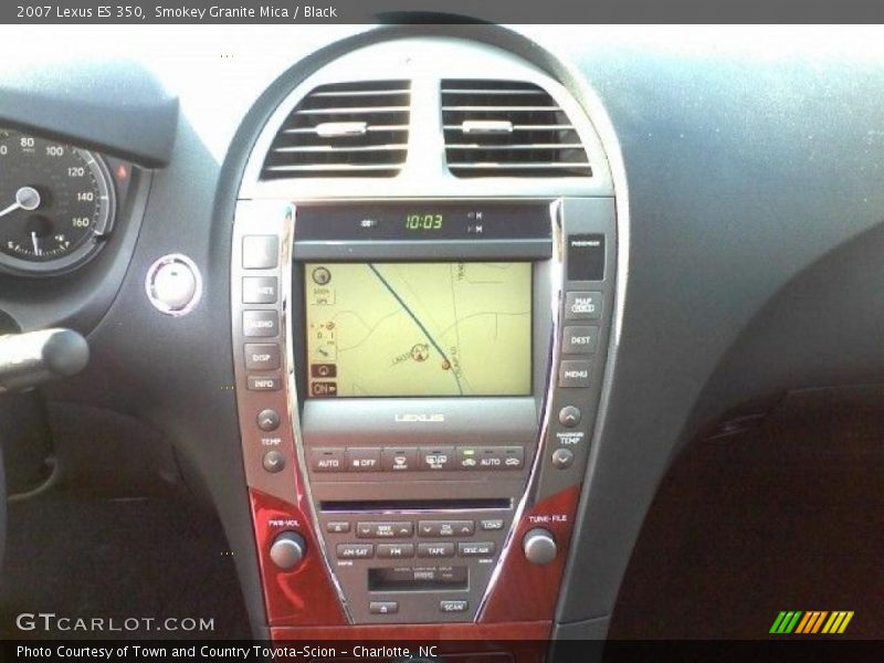 Smokey Granite Mica / Black 2007 Lexus ES 350