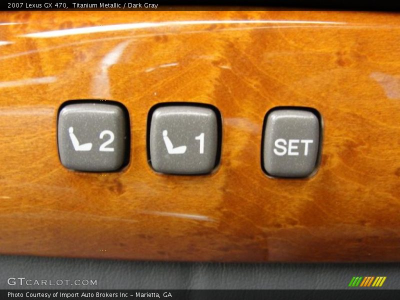Titanium Metallic / Dark Gray 2007 Lexus GX 470