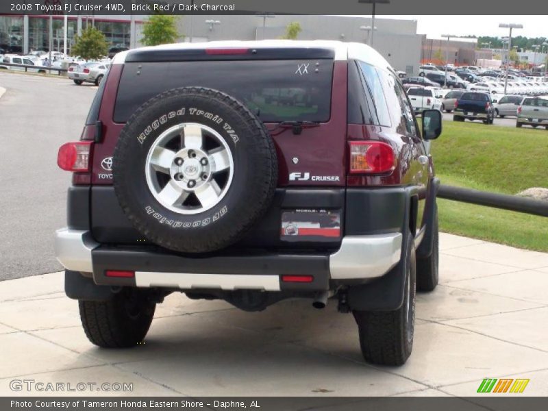 Brick Red / Dark Charcoal 2008 Toyota FJ Cruiser 4WD