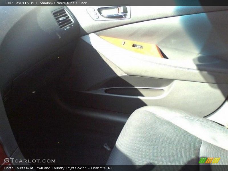 Smokey Granite Mica / Black 2007 Lexus ES 350