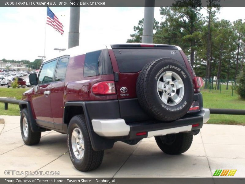 Brick Red / Dark Charcoal 2008 Toyota FJ Cruiser 4WD