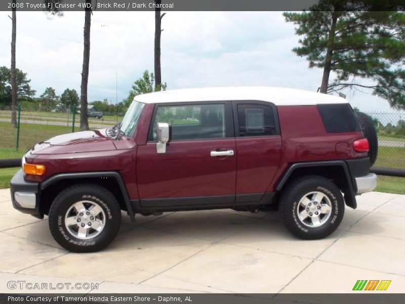 Brick Red / Dark Charcoal 2008 Toyota FJ Cruiser 4WD