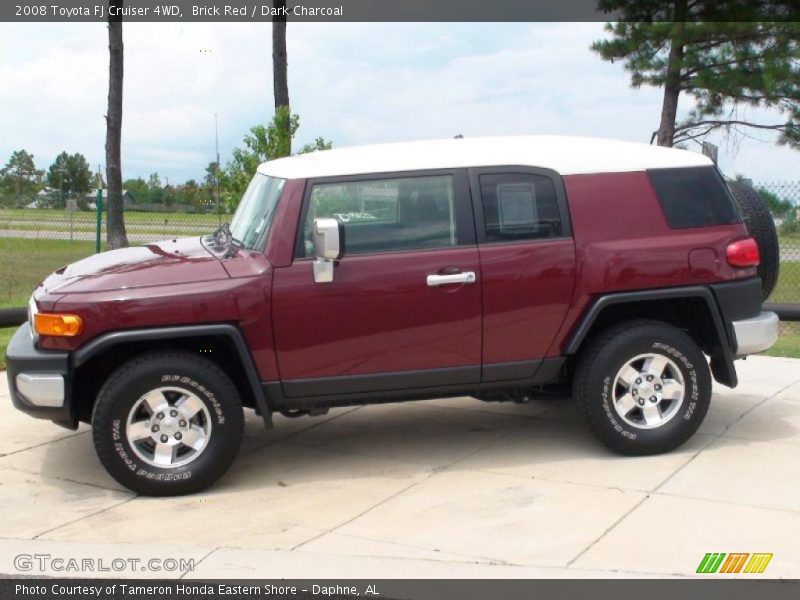 Brick Red / Dark Charcoal 2008 Toyota FJ Cruiser 4WD