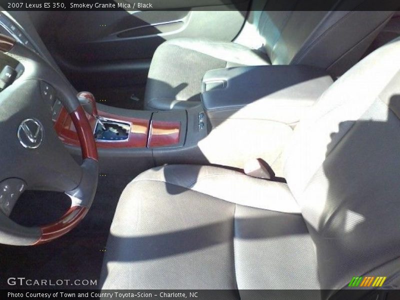 Smokey Granite Mica / Black 2007 Lexus ES 350