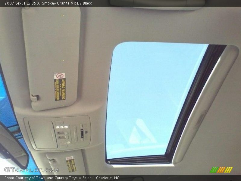 Smokey Granite Mica / Black 2007 Lexus ES 350