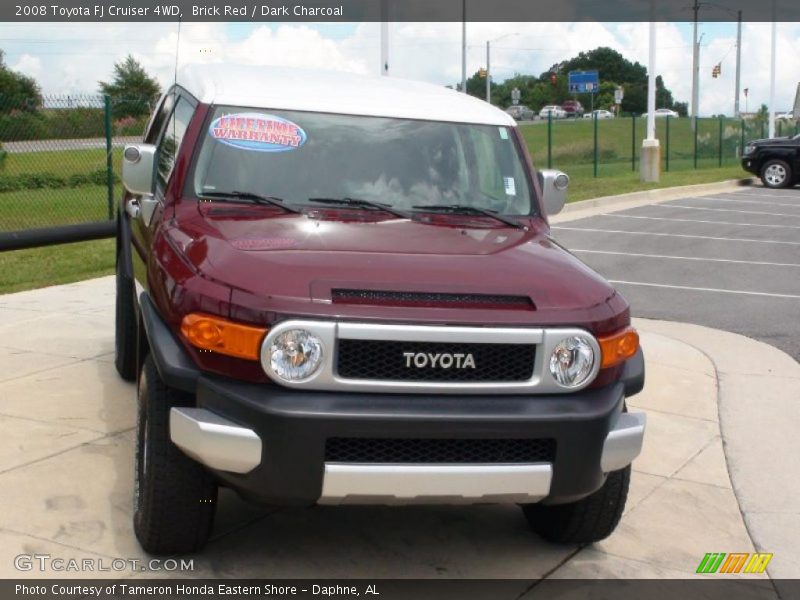 Brick Red / Dark Charcoal 2008 Toyota FJ Cruiser 4WD