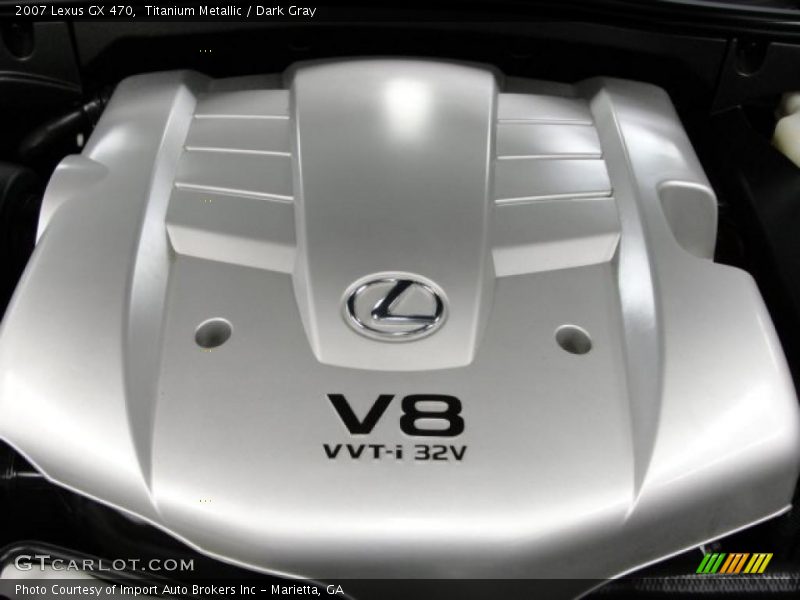 Titanium Metallic / Dark Gray 2007 Lexus GX 470