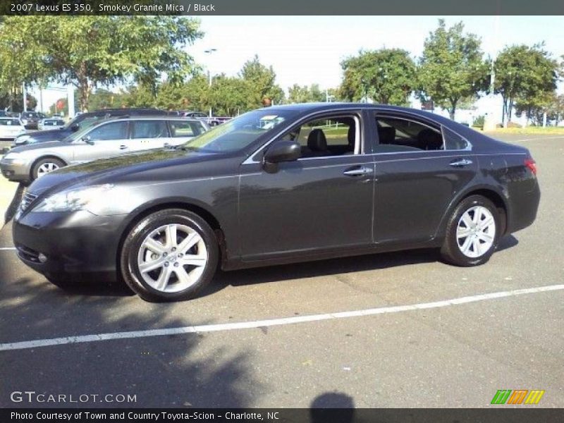 Smokey Granite Mica / Black 2007 Lexus ES 350