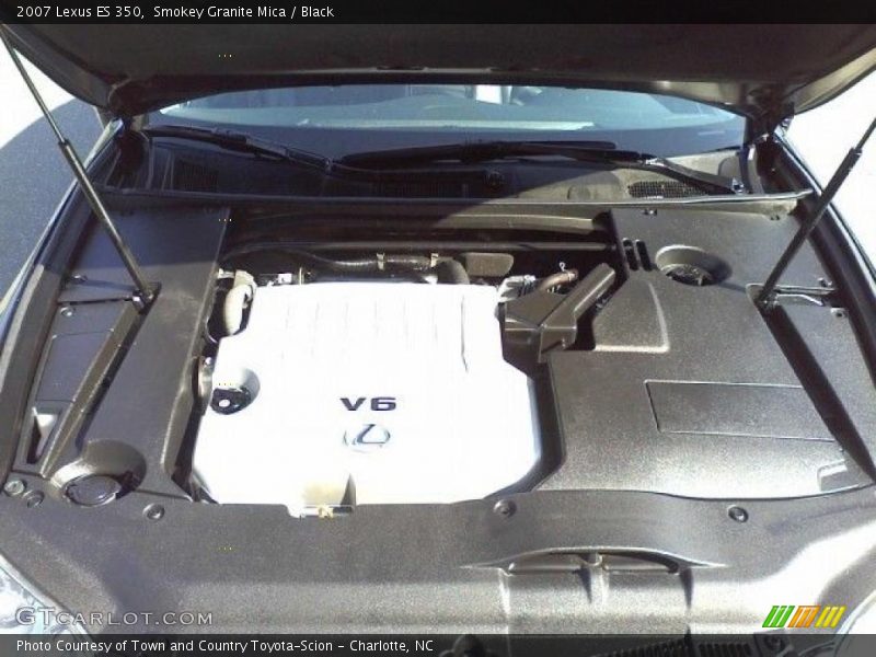 Smokey Granite Mica / Black 2007 Lexus ES 350