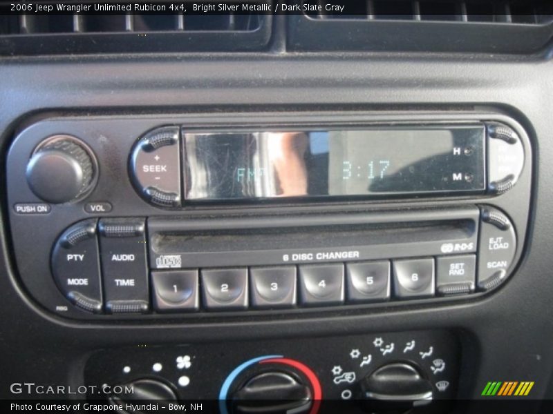 Bright Silver Metallic / Dark Slate Gray 2006 Jeep Wrangler Unlimited Rubicon 4x4