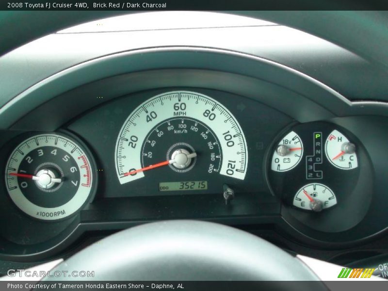 Brick Red / Dark Charcoal 2008 Toyota FJ Cruiser 4WD