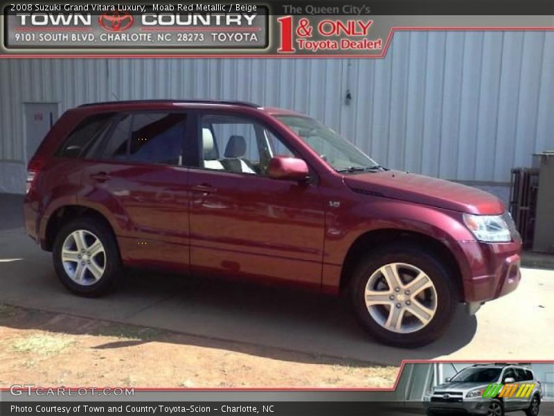 Moab Red Metallic / Beige 2008 Suzuki Grand Vitara Luxury