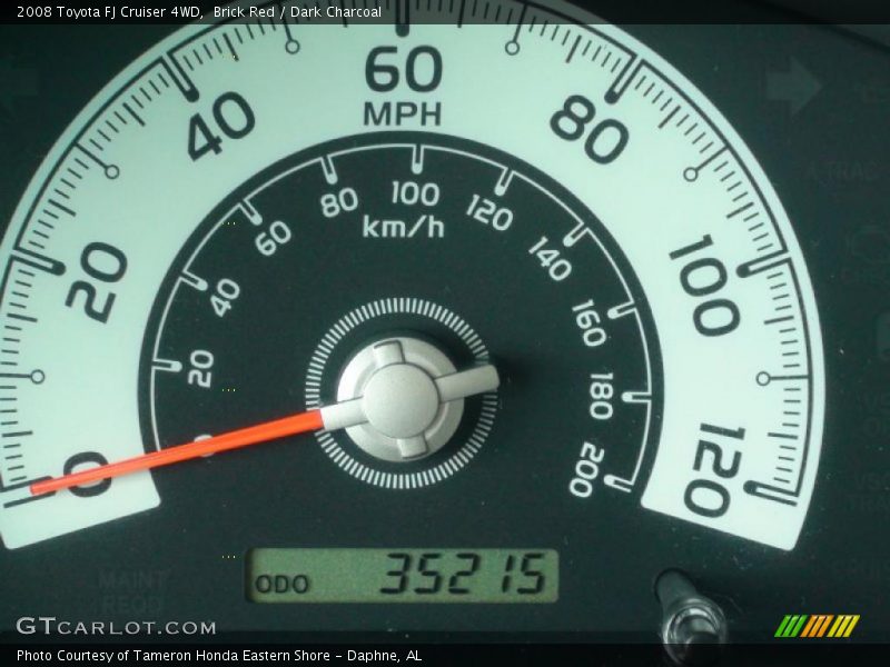 Brick Red / Dark Charcoal 2008 Toyota FJ Cruiser 4WD