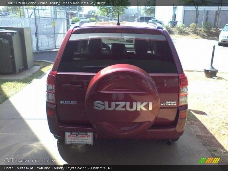 Moab Red Metallic / Beige 2008 Suzuki Grand Vitara Luxury