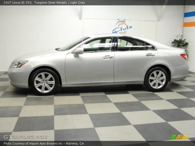 Tungsten Silver Metallic / Light Gray 2007 Lexus ES 350