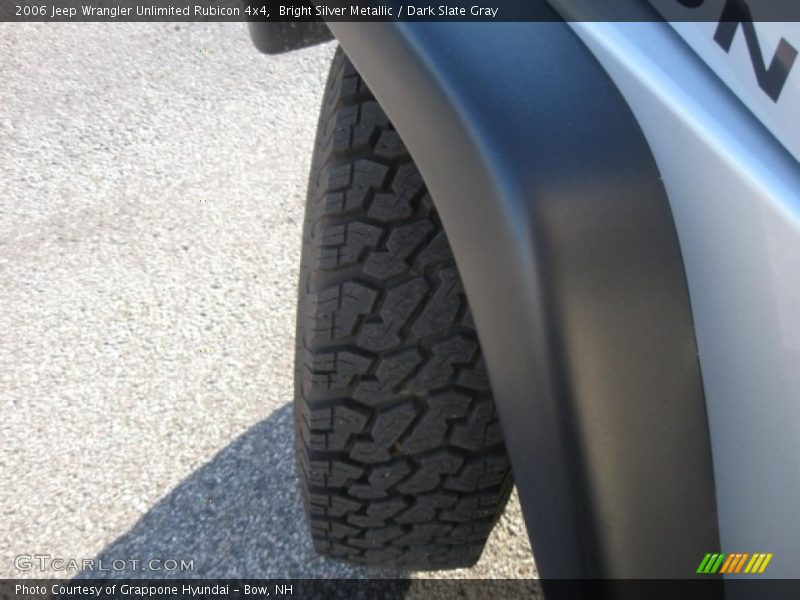Bright Silver Metallic / Dark Slate Gray 2006 Jeep Wrangler Unlimited Rubicon 4x4