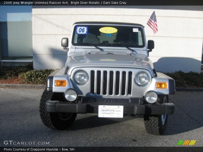 Bright Silver Metallic / Dark Slate Gray 2006 Jeep Wrangler Unlimited Rubicon 4x4