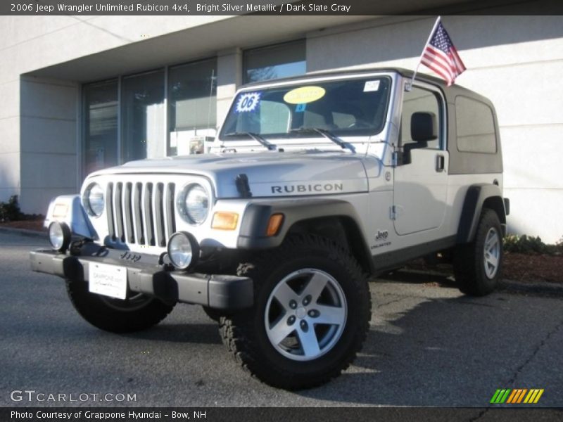 Bright Silver Metallic / Dark Slate Gray 2006 Jeep Wrangler Unlimited Rubicon 4x4