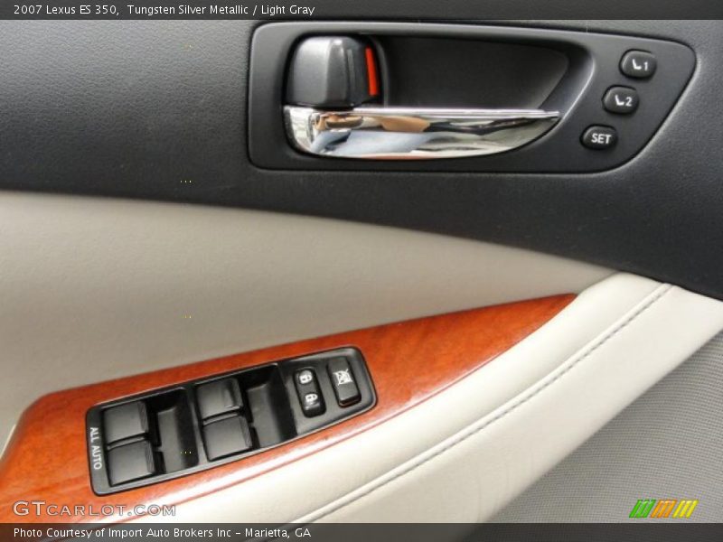 Tungsten Silver Metallic / Light Gray 2007 Lexus ES 350