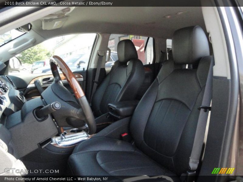 Cocoa Metallic / Ebony/Ebony 2010 Buick Enclave CXL AWD