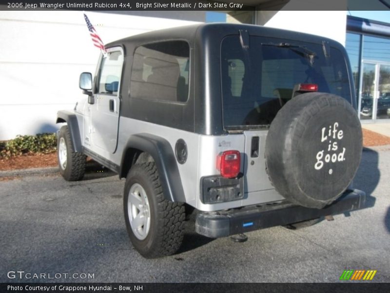 Bright Silver Metallic / Dark Slate Gray 2006 Jeep Wrangler Unlimited Rubicon 4x4