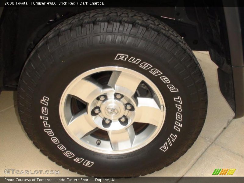 Brick Red / Dark Charcoal 2008 Toyota FJ Cruiser 4WD
