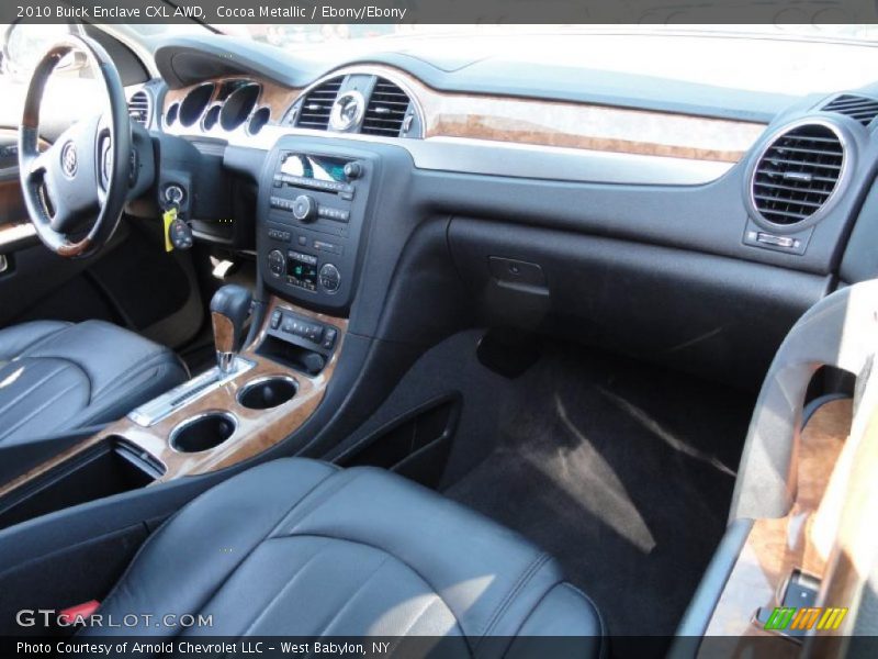 Cocoa Metallic / Ebony/Ebony 2010 Buick Enclave CXL AWD