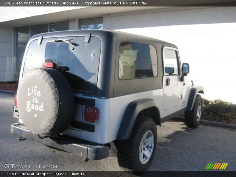 Bright Silver Metallic / Dark Slate Gray 2006 Jeep Wrangler Unlimited Rubicon 4x4
