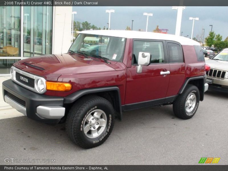 Brick Red / Dark Charcoal 2008 Toyota FJ Cruiser 4WD