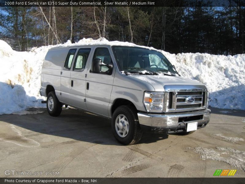 Silver Metallic / Medium Flint 2008 Ford E Series Van E350 Super Duty Commericial