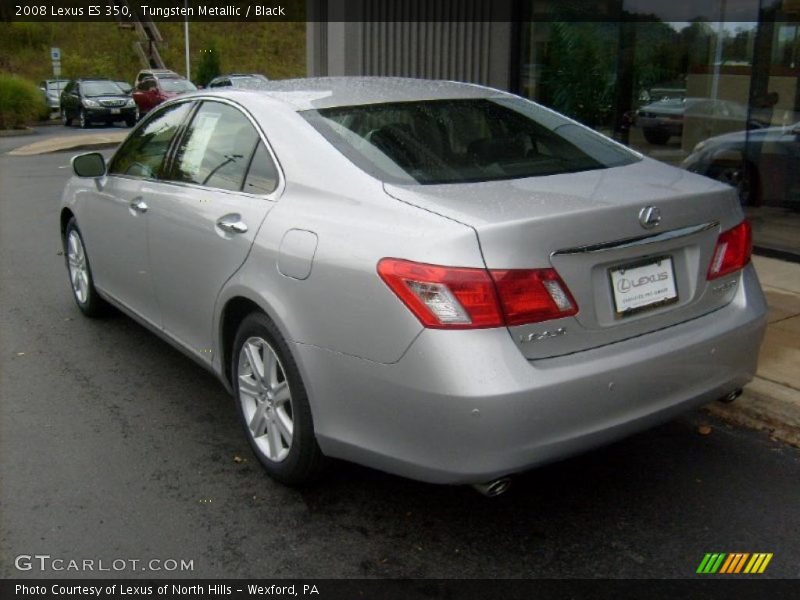 Tungsten Metallic / Black 2008 Lexus ES 350