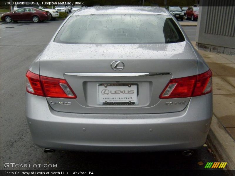 Tungsten Metallic / Black 2008 Lexus ES 350