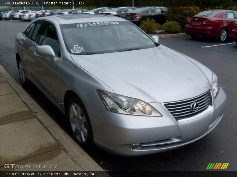 Tungsten Metallic / Black 2008 Lexus ES 350