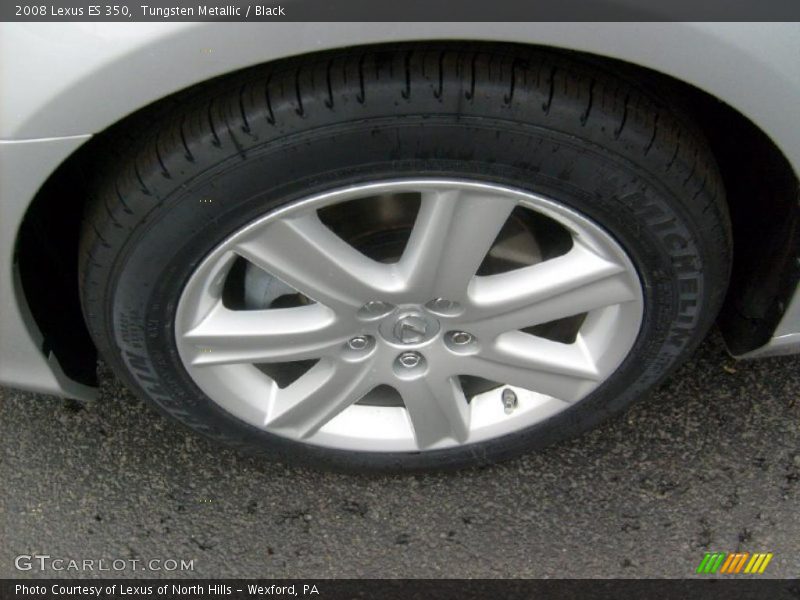 Tungsten Metallic / Black 2008 Lexus ES 350