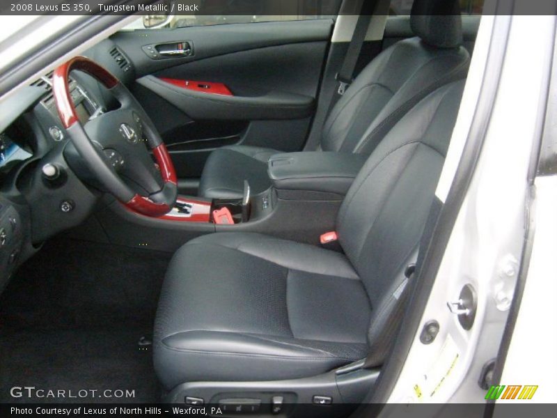 Tungsten Metallic / Black 2008 Lexus ES 350