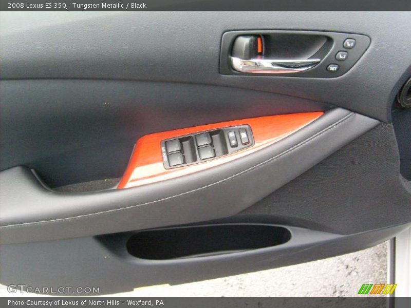Tungsten Metallic / Black 2008 Lexus ES 350