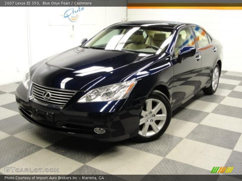 Blue Onyx Pearl / Cashmere 2007 Lexus ES 350