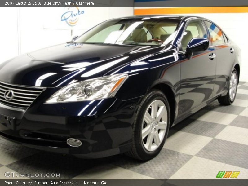Blue Onyx Pearl / Cashmere 2007 Lexus ES 350
